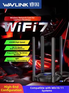 Wavlink | Tri-Band WiFi 7 Gaming Wireless Adapter USB
