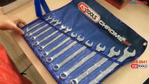 Bộ cờ lê vòng miệng hệ inch 11 mã hiệu  518.3000 chi tiết KS Tools