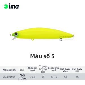 ima | Mồi Cứng Dài Đổ Bay Minnow 18g