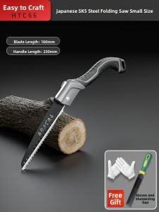 MONLEYTA | Original Japanese Export Fast Folding Saw Small Handheld Log Cutting Woodworking Tool Sk5 Material Handheld Folding Saw