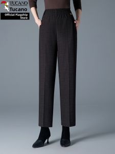 TUCANO | Elastic Waist Slimming Womens Trousers