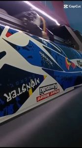 Stiker striping mx king 150 grafis variasi 069
