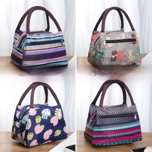 Fashionable Mini Canvas Handbag: A Trendy Women's Handbag with Retro Print and Casual Soft Handle