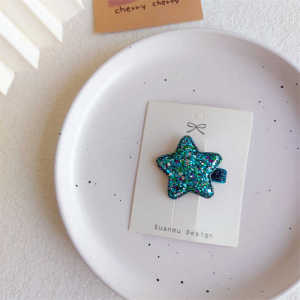 น่ารักรูปดาวสาว Hairpin น่ารัก Duckbill คลิปอุปกรณ์เสริมผมสําหรับเด็ก Chic Side Bun Pin สาวแฟชั่น Headwear