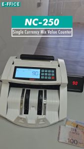 Effice Depot - NC-250 Single Currency Mix Value Bank Note / Money Counting Machine