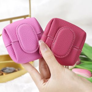 Royal Bagger New Fashion Mini Coin Purses for Women Genuine Cow Leather Small Wallet Cute Storage Bag Earphone Purse 1603