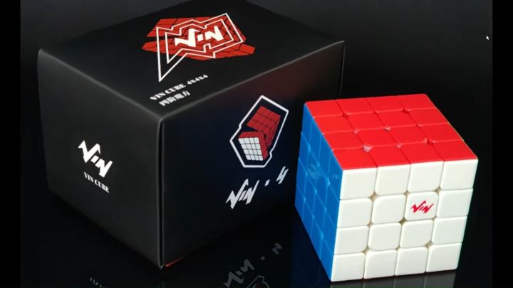 Rubik 4x4 Vin Cube 2 Phiên Bản Glossy và UV - VinCube 4x4 Stickerless Có Nam Châm - Đồ Chơi Phát Triển Trí Tuệ - Zyo Rubik
