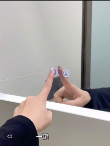 《2 Day Doorstep Delivery》NIASA Bathroom Mirror Cabinet Storage Box Mirror Toilet  (space aluminum)