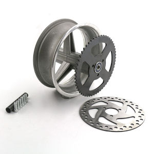 Bộ Mâm Hợp Kim 6.5 Inch Bánh Trước & Sau Dành Cho Xe Mô Tô Mini 47cc 49cc Xe Tay Ga Điện Xe Mô Tô Mini Tương Thích Với Moay-ơ 90/65-6.5 110/50-6.5