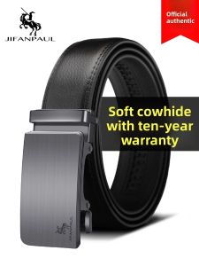 JIFANPAUL | Mens Automatic Buckle Leather Belt