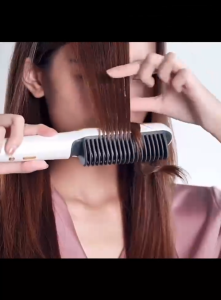 TV213 Dual-Purpose Hair Strainght And Curly Brush Hair Styling Comb Electric Hair Styling Tool