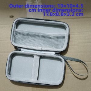 Portable Dual Mobile Phone Hard Shell Storage Case Shockproof Pressure-resistant Protective Box Two-in-One Design Digital Accessories