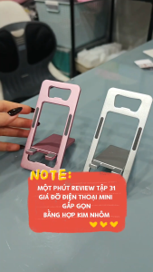 Giá Đỡ Điện Thoại Máy Tính Bảng Hơp Kim Nhôm Tùy Chỉnh Nhiều Góc Độ Gọn Đẹp Sang