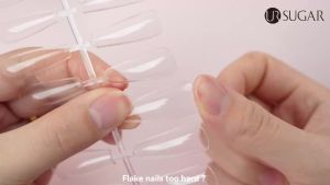 Bộ Móng Tay Giả UR SUGAR 420 Chiếc Chất Liệu Mờ Dán Liền Hình Oval & Hạnh Nhân Dùng Để Tự Làm Móng.