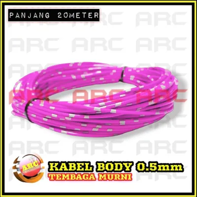 Kabel Body Bintik 0.5mm 20meter