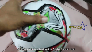 Bola Sepakbola Size 5 Specs Batik Jahit Mesin Lokal Bola Sepak Liga Indonesia