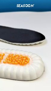 Air Cushion PU Soft Full Shoe Insoles Shock Absorption Cushioning Running Sport Shoes Pad for Men Women 1pair