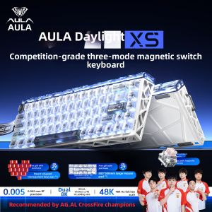 AULA-MOJING | Magnetic Mechanical 3-Mode Wireless Hollow Gaming Keyboard