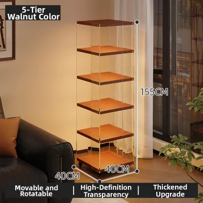 ZHUSHANXIA | Transparent Showcase Cabinet