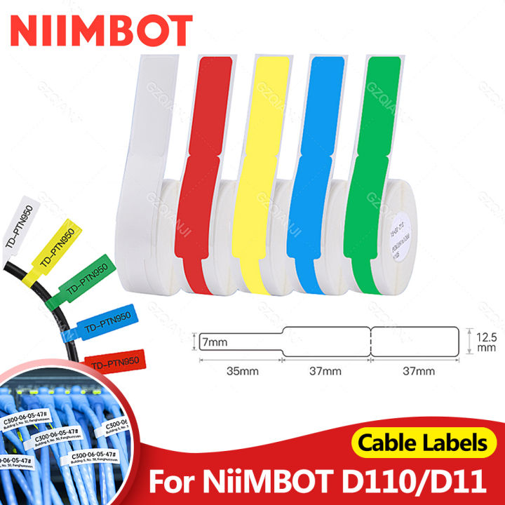 Niimbot D110 Mini Smart Portable Label Printer Thermal Cable Sticker ...