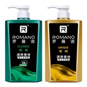Romano ผงซักฟอกผิวสำหรับผู้ชาย น้ำหอมคงอยู่ ร้านค้าหลัก เกลียวอาบน้ำ โลชั่นอาบน้ำ ผงซักฟอกผิว ล้างตัว น้ำหอมคงอยู่ ป้องกันการสูญเสีย