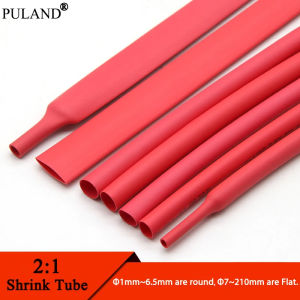 1M 2:1 Heat Shrink Heatshrink Tube Red Diameter 1mm-50mm Wire Repair DIY Cable Protecctor Tubing Sleeving Wrap