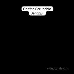 Chiffon Scrunchie Sanggul ( Alya Innercap Bun Hair Tie Tudung Hijab Underscarf Instant Shawl )