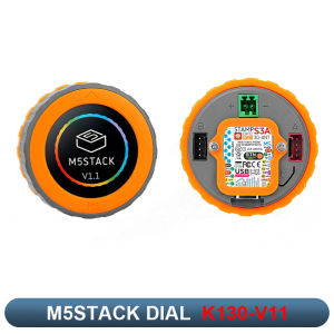 M5Stack | M5Stack M5Dial V1.1 Embedded development Board Stamp-S3A & 1.28" Round Touch Screen for IoT and Smart Home Control
