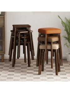 MOLORE | New Chinese Style Wooden Comfortable Multifunctional Stool