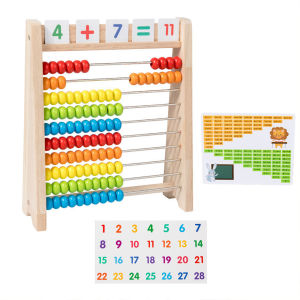 Classic Wooden Counting Abacus Toy Addition & Subtraction Arithmetic Learning Thinking Game Educational Toy For Children Student