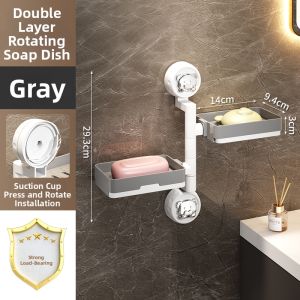 WEIMEIYUAN | Rotatable Wall-mounted Draining Soap Holder