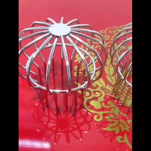 ฝาครอบใบไม้รางน้ํากลางแจ้ง แบบสเตนเลส ที่กรองท่อระบายน้ํา สามขนาดให้เลือก