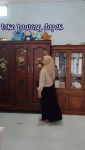 Kursi Tangga Lipat Kayu Jati Warna Putih Outdoor Style Modern Minimalis