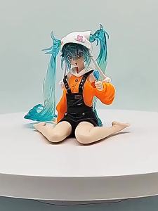 Bandai | Kawaii Hatsune Miku Anime Figure Lollipop Noodle Stopper Series PVC Statue Collectible Desktop Home Decor Ornament Gift