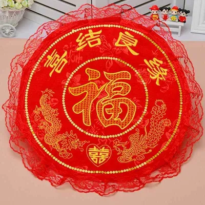 Wedding Red Lace Multipurpose Cushions