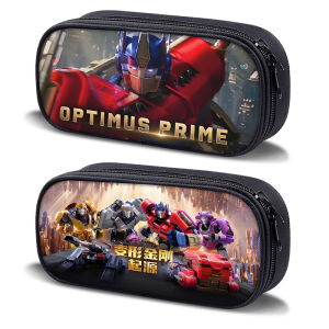 Fashionable Large Capacity Canvas Pencil Case Printed Cartoon Animation Movies Multi-Functional Stationery Box for Students