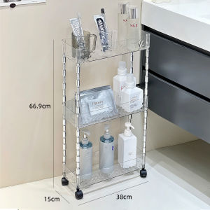 Space-saving Bathroom Multi-layer Storage Shelf