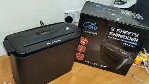 PAPER SHREDDER MACHINES STRIP CUT 5PCS 8LITTERS WITH 1 YEARS WARRANTY