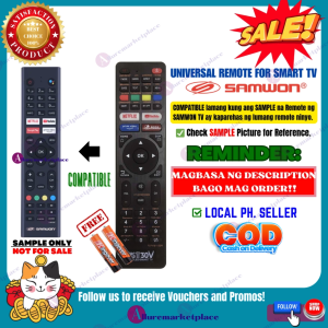 Samwon Smart TV Remote Ready to Use Universal [**Mag Basa B4 Umorder**] TV Remote for SAMWON Android TV Remote SAMWON alluremarketplace2nd