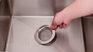 Kitchen Sink Strainer Stainless Steel Drain Hole Strainer Sink Drain Strainer Sink Hopper Filter