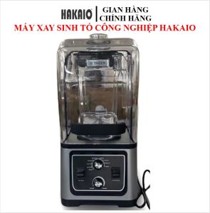 Máy xay sinh tố công nghiệp 1850W HAKAIO PRO Hộp chống ồn có hẹn giờ Bảo hành 24 tháng đa năng rau củ quả