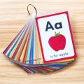 26 PCS - ABC Alphabet Laminated Flashcards, Educational Flashcards for Kids, Toddlers, Preschoolers, Teaching Tools Flash Cards. 