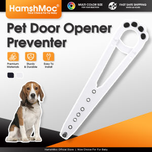 HamshMoc Durable Pet Proof Door Lever Lock Adjustable Door Handle Lock Minimalist Design Simple Install Let Cat in Easily