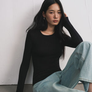 Miiow | Wool Blend Long Sleeve Knit Sweater for Women Autumn Winter Warm Layering Tunic