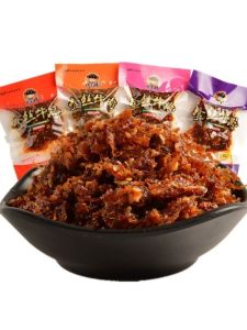 Chongqing Special Spicy Five-Spice Beef Jerky Snack Leisure Xiang Beef Thread 500g Loose Packaged Sichuan Old Brand