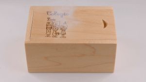 1 pcs Free Customer LOGO Wooden USB 3.0 Flash Drive + Box Pen Drive U Disk Memory Thumb Sticks 8GB16GB32GB64GB Gift