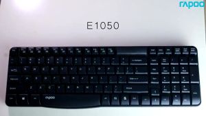 Rapoo E1050 2.4Ghz Wireless Keyboard with Spill Resistant - 3 Years Warranty