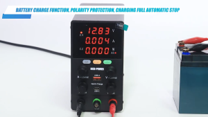 【24-hour delivery】KUAIQU Smart Charging Adjustable DC Power Supply 30V 10A with OCP Buzzer LED Digital Display 12V 24V 48V 72V 100V Switching Regulated Power Supply for battery charging battery activation plating phone repair SPS3010C