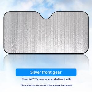 Car Windshield Sun-Proof Sleeve Car Windshield Sun Protection Thermal Insulation Summer Suction Cup Rear Gear Window Tinted Shade