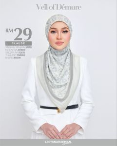 LEEYANARAHMAN SCARVES Tudung Bawal  bidang 45